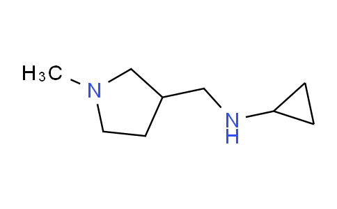 CAS No. 1249317-04-1, N-((1-Methylpyrrolidin-3-yl)methyl)cyclopropanamine