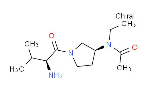 CAS No. 1401668-47-0, N-((S)-1-((S)-2-Amino-3-methylbutanoyl)pyrrolidin-3-yl)-N-ethylacetamide
