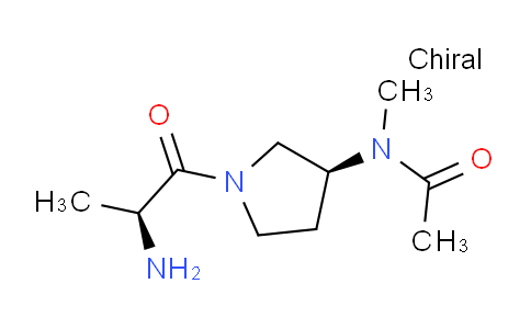 CAS No. 1401665-82-4, N-((S)-1-((S)-2-Aminopropanoyl)pyrrolidin-3-yl)-N-methylacetamide