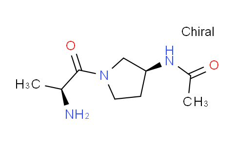 CAS No. 1401666-86-1, N-((S)-1-((S)-2-Aminopropanoyl)pyrrolidin-3-yl)acetamide