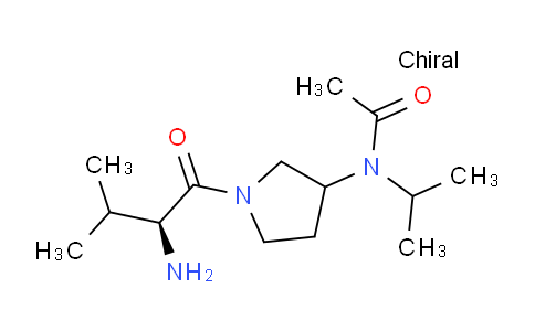 CAS No. 1354028-10-6, N-(1-((S)-2-Amino-3-methylbutanoyl)pyrrolidin-3-yl)-N-isopropylacetamide