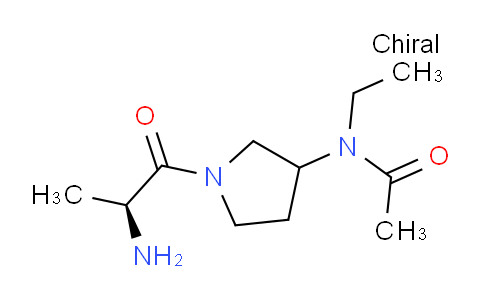 CAS No. 1354027-15-8, N-(1-((S)-2-Aminopropanoyl)pyrrolidin-3-yl)-N-ethylacetamide
