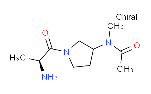 CAS No. 1354026-84-8, N-(1-((S)-2-Aminopropanoyl)pyrrolidin-3-yl)-N-methylacetamide