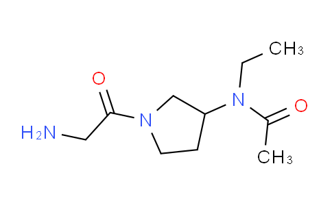 CAS No. 1353943-61-9, N-(1-(2-Aminoacetyl)pyrrolidin-3-yl)-N-ethylacetamide