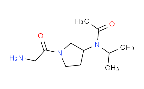 CAS No. 1353981-71-1, N-(1-(2-Aminoacetyl)pyrrolidin-3-yl)-N-isopropylacetamide