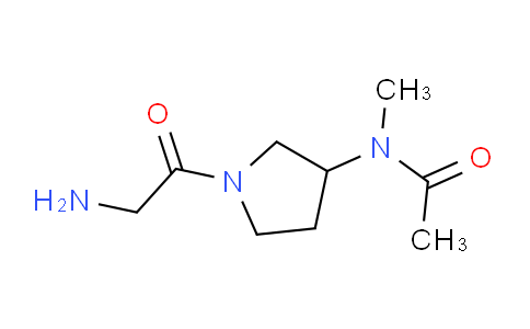 CAS No. 1353976-98-3, N-(1-(2-Aminoacetyl)pyrrolidin-3-yl)-N-methylacetamide