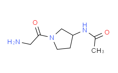 CAS No. 1353973-00-8, N-(1-(2-Aminoacetyl)pyrrolidin-3-yl)acetamide
