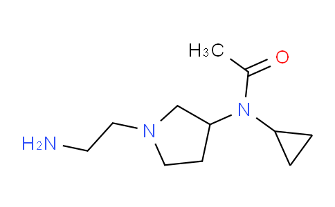 CAS No. 1353945-38-6, N-(1-(2-Aminoethyl)pyrrolidin-3-yl)-N-cyclopropylacetamide