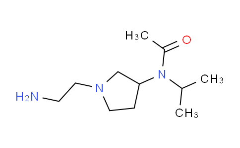 CAS No. 1353983-00-2, N-(1-(2-Aminoethyl)pyrrolidin-3-yl)-N-isopropylacetamide