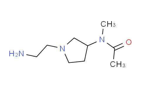 CAS No. 1353952-13-2, N-(1-(2-Aminoethyl)pyrrolidin-3-yl)-N-methylacetamide