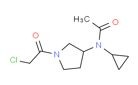 CAS No. 1353947-03-1, N-(1-(2-Chloroacetyl)pyrrolidin-3-yl)-N-cyclopropylacetamide