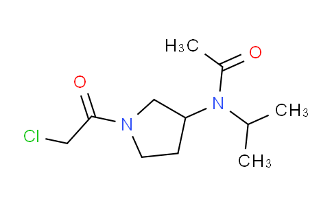 CAS No. 1353983-16-0, N-(1-(2-Chloroacetyl)pyrrolidin-3-yl)-N-isopropylacetamide
