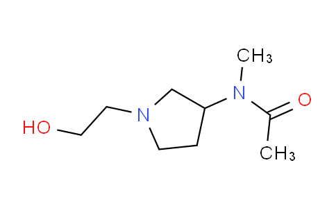 CAS No. 1353945-03-5, N-(1-(2-Hydroxyethyl)pyrrolidin-3-yl)-N-methylacetamide