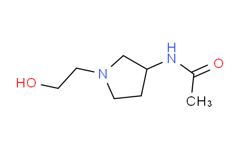 CAS No. 1353955-78-8, N-(1-(2-Hydroxyethyl)pyrrolidin-3-yl)acetamide