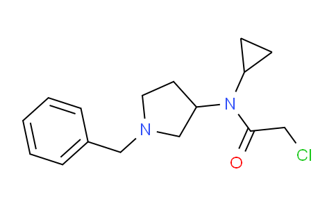 CAS No. 1353960-89-0, N-(1-Benzylpyrrolidin-3-yl)-2-chloro-N-cyclopropylacetamide