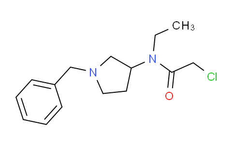 CAS No. 1353952-82-5, N-(1-Benzylpyrrolidin-3-yl)-2-chloro-N-ethylacetamide