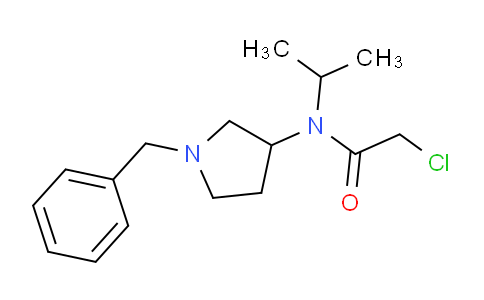 CAS No. 1353965-98-6, N-(1-Benzylpyrrolidin-3-yl)-2-chloro-N-isopropylacetamide