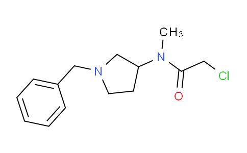 CAS No. 1353986-29-4, N-(1-Benzylpyrrolidin-3-yl)-2-chloro-N-methylacetamide