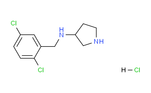 CAS No. 1289385-95-0, N-(2,5-Dichlorobenzyl)pyrrolidin-3-amine hydrochloride