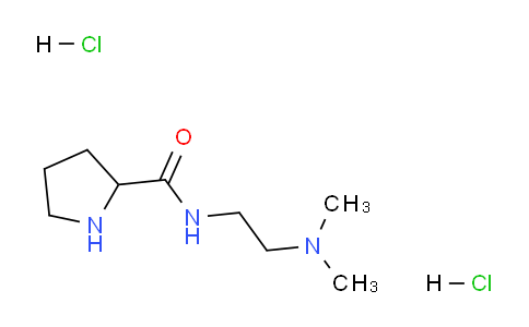 CAS No. 1236256-46-4, N-(2-(Dimethylamino)ethyl)pyrrolidine-2-carboxamide dihydrochloride