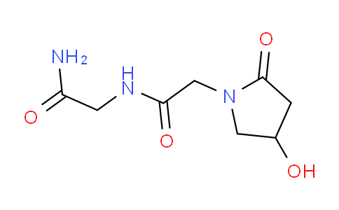 CAS No. 120428-80-0, N-(2-Amino-2-oxoethyl)-2-(4-hydroxy-2-oxopyrrolidin-1-yl)acetamide