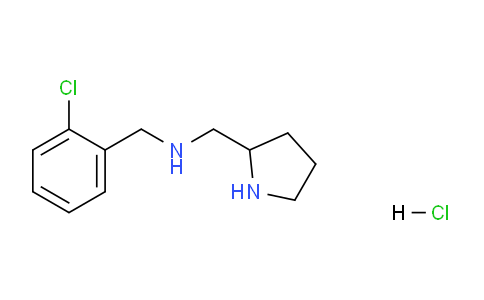 CAS No. 1261235-07-7, N-(2-Chlorobenzyl)-1-(pyrrolidin-2-yl)methanamine hydrochloride