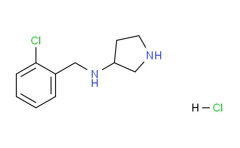 CAS No. 1261235-69-1, N-(2-Chlorobenzyl)pyrrolidin-3-amine hydrochloride