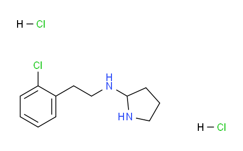 CAS No. 1188265-89-5, N-(2-Chlorophenethyl)pyrrolidin-2-amine dihydrochloride
