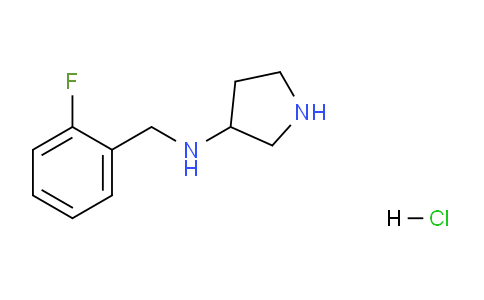 CAS No. 1261231-82-6, N-(2-Fluorobenzyl)pyrrolidin-3-amine hydrochloride