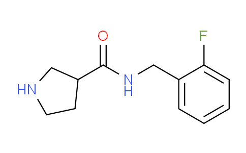 CAS No. 1343897-26-6, N-(2-Fluorobenzyl)pyrrolidine-3-carboxamide