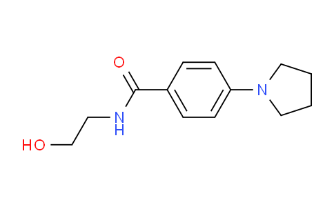 CAS No. 952183-27-6, N-(2-Hydroxyethyl)-4-(pyrrolidin-1-yl)benzamide