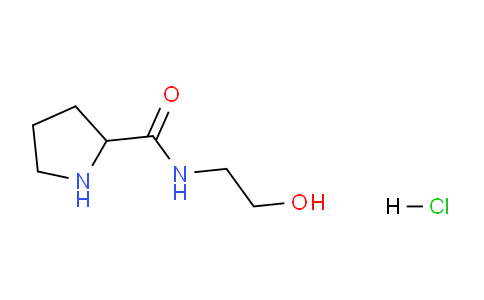CAS No. 1236259-16-7, N-(2-Hydroxyethyl)pyrrolidine-2-carboxamide hydrochloride