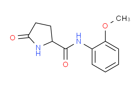CAS No. 459147-82-1, N-(2-Methoxyphenyl)-5-oxopyrrolidine-2-carboxamide