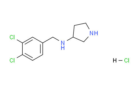 CAS No. 1289385-97-2, N-(3,4-Dichlorobenzyl)pyrrolidin-3-amine hydrochloride