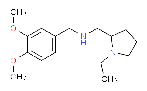 CAS No. 726161-90-6, N-(3,4-Dimethoxybenzyl)-1-(1-ethylpyrrolidin-2-yl)methanamine