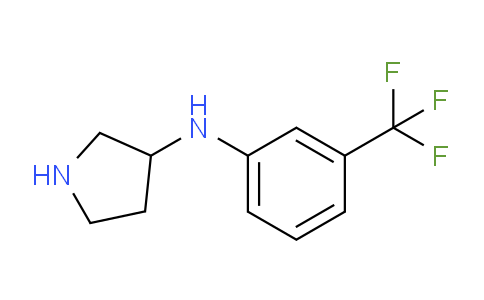 CAS No. 886506-75-8, N-(3-(Trifluoromethyl)phenyl)pyrrolidin-3-amine
