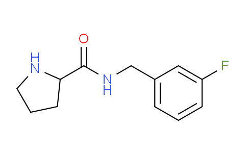 CAS No. 1487369-35-6, N-(3-Fluorobenzyl)pyrrolidine-2-carboxamide