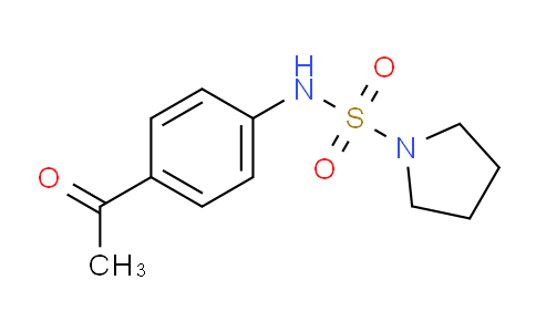 CAS No. 941912-79-4, N-(4-Acetylphenyl)pyrrolidine-1-sulfonamide