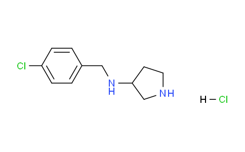 CAS No. 1261230-65-2, N-(4-Chlorobenzyl)pyrrolidin-3-amine hydrochloride