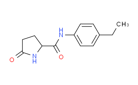 CAS No. 1008480-25-8, N-(4-Ethylphenyl)-5-oxopyrrolidine-2-carboxamide