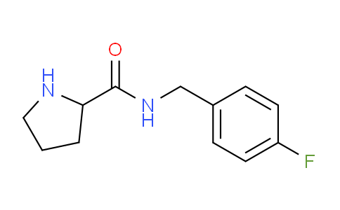 CAS No. 1491643-53-8, N-(4-Fluorobenzyl)pyrrolidine-2-carboxamide