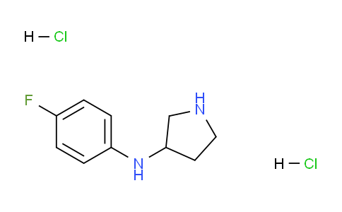 CAS No. 1208077-76-2, N-(4-Fluorophenyl)pyrrolidin-3-amine dihydrochloride