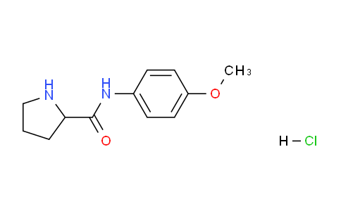 CAS No. 1219404-87-1, N-(4-Methoxyphenyl)pyrrolidine-2-carboxamide hydrochloride