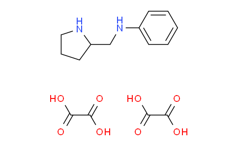 CAS No. 1177271-46-3, N-(Pyrrolidin-2-ylmethyl)aniline dioxalate
