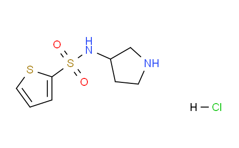 CAS No. 1261232-64-7, N-(Pyrrolidin-3-yl)thiophene-2-sulfonamide hydrochloride