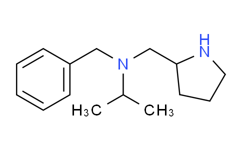 CAS No. 1021011-24-4, N-Benzyl-N-(pyrrolidin-2-ylmethyl)propan-2-amine