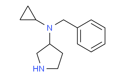 CAS No. 1353956-29-2, N-Benzyl-N-cyclopropylpyrrolidin-3-amine