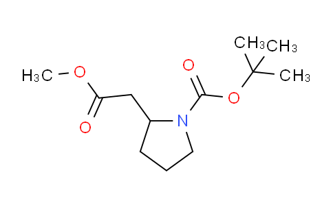 CAS No. 813433-68-0, N-Boc-pyrrolidin-2-yl-acetic acid methyl ester