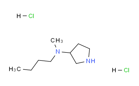 CAS No. 1220038-21-0, N-Butyl-N-methylpyrrolidin-3-amine dihydrochloride