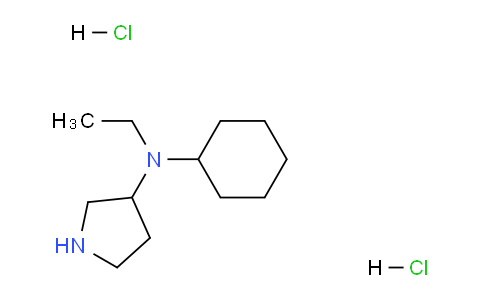 CAS No. 1219980-59-2, N-Cyclohexyl-N-ethylpyrrolidin-3-amine dihydrochloride